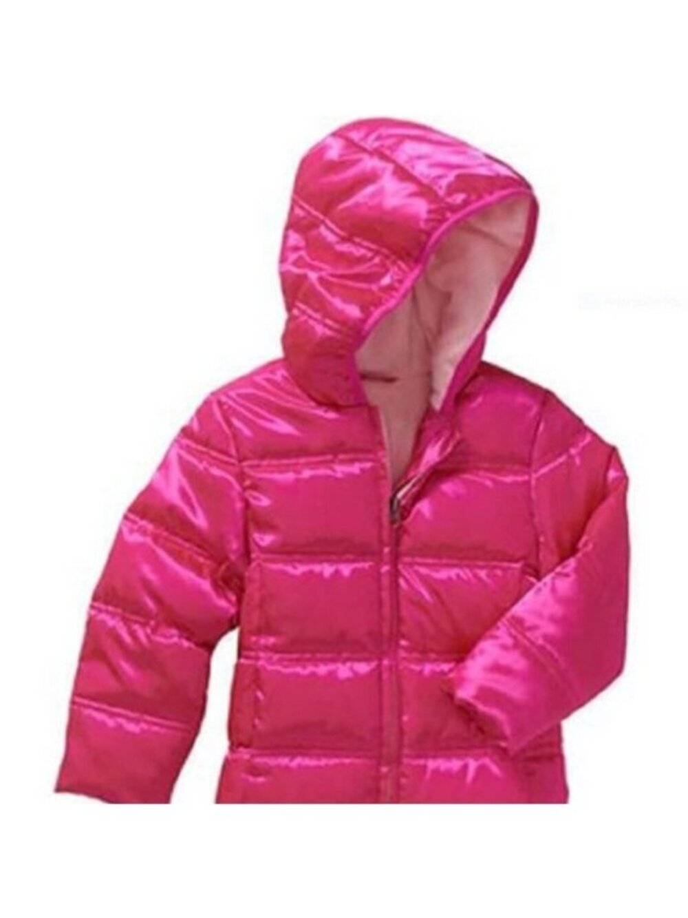 Healthtex Baby Girls 12M Bubble Puffer Jacket Barbie Pink